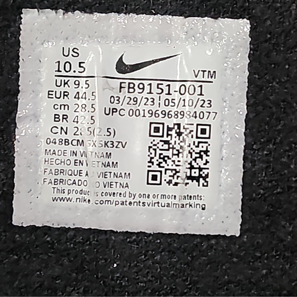 Nike Air Max Scorpion Flyknit 'Black Anthracite' FB9151-001 Men's Sizes 10.5 - Picture 6 of 8